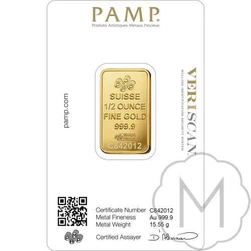 Pamp Suisse Fortuna Gold 0.5 Troy Ounce #3
