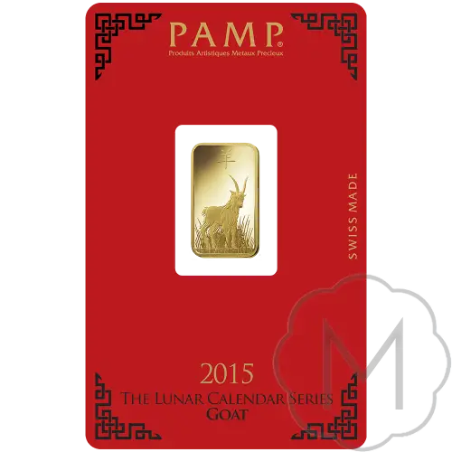 Pamp Suisse Lunar Goat Goud 5 gram #3