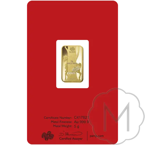 Pamp Suisse Lunar Horse Goud 5 gram #4