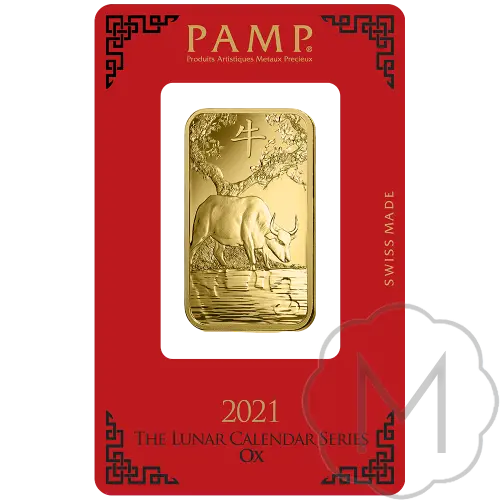 Pamp Suisse Lunar Ox Gold 1 Troy Ounce #3