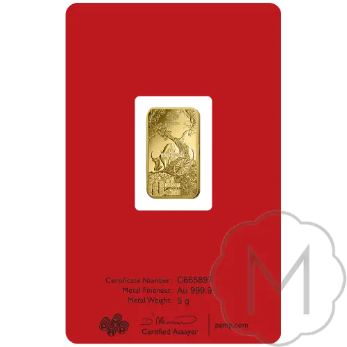 Pamp Suisse Lunar Ox Gold 5 Gramm #4