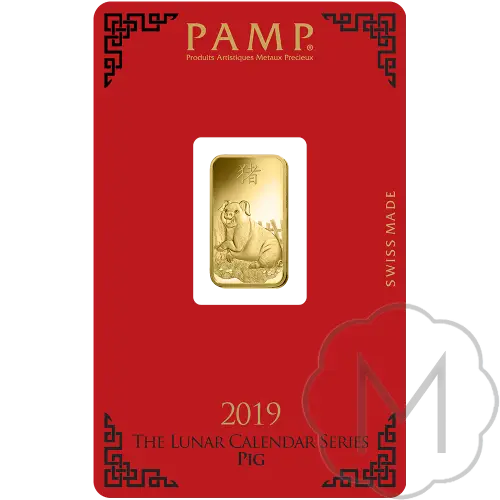 Pamp Suisse Lunar Pig Gold 5 grams #3