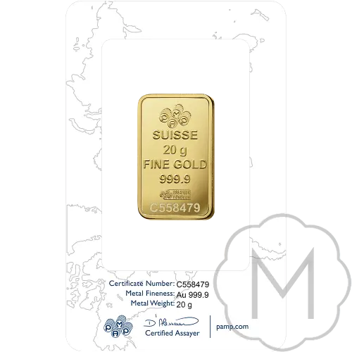 Pamp Suisse Rosa Goud 20 gram #4