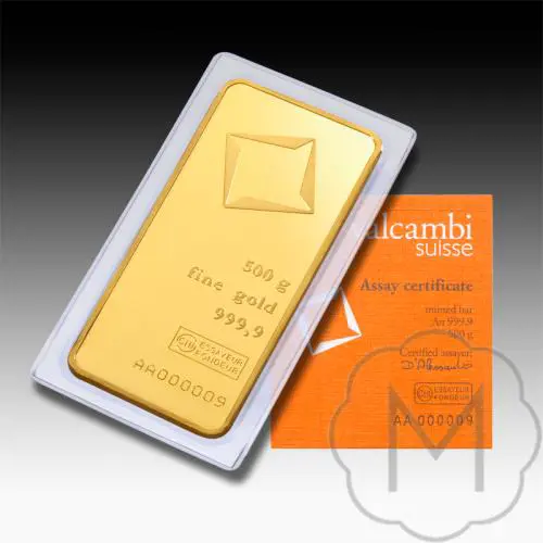 Valcambi Goud 500 gram #2