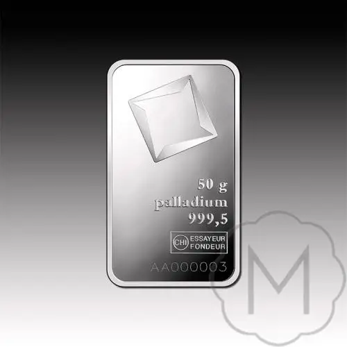 Valcambi Palladium 50 Gramm #2
