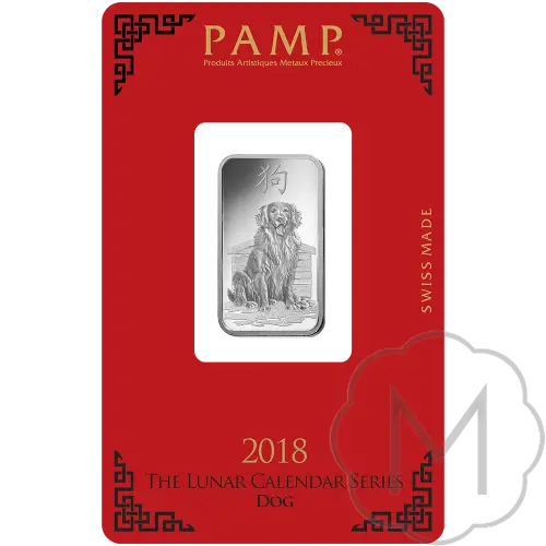 Pamp Suisse Lunar Dog Silber 10 Gramm #4