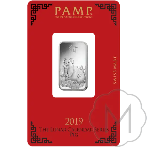 Pamp Suisse Lunar Pig Silber 10 Gramm #3