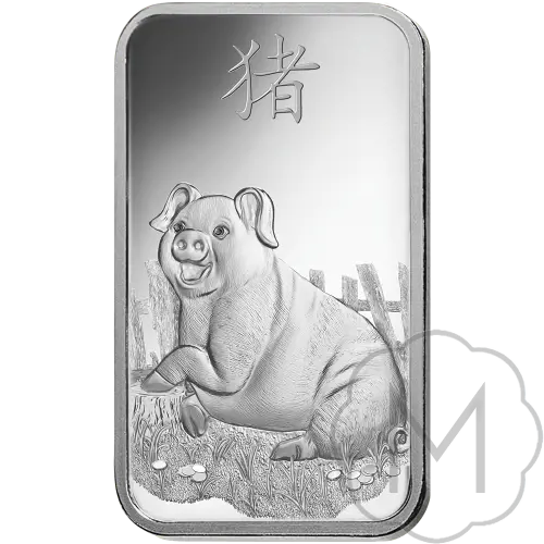 Pamp Suisse Lunar Pig Silber 10 Gramm #1