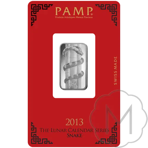 Pamp Suisse Lunar Snake Silber 10 Gramm #3