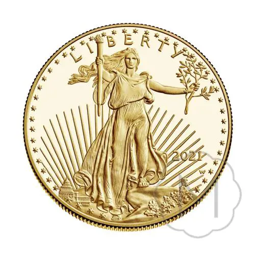 American Eagle Type 1 2021 Goud 1 Troy Ounce #2