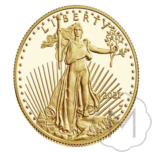 American Eagle Type 2 2021 Goud 0,5 Troy Ounce #2