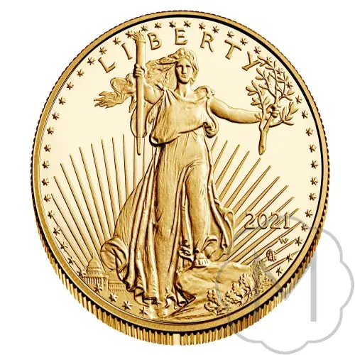 American Eagle Type 2 2021 Goud 1 Troy Ounce #2