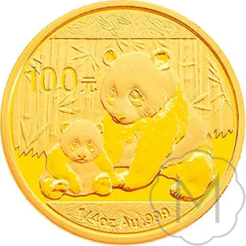 Chinese Panda 2012 Gold 0.25 Troy Ounce #1