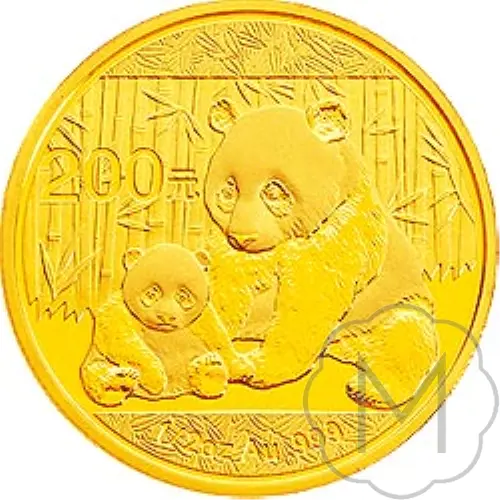 Chinese Panda 2012 Gold 0.5 Troy Ounce #1