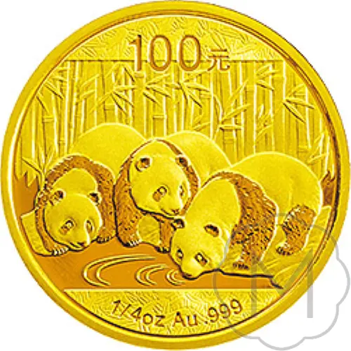Chinese Panda 2013 Gold 0.25 Troy Ounce #1