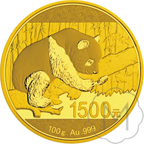 Chinese Panda 2016 Gold 100 grams #1