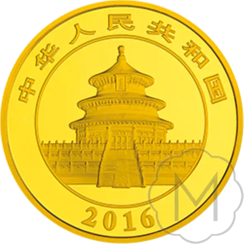 Chinese Panda 2016 Gold 150 grams #2