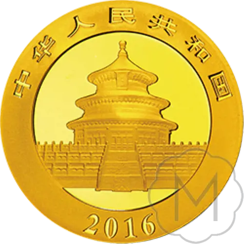 Chinese Panda 2016 Gold 15 grams #2