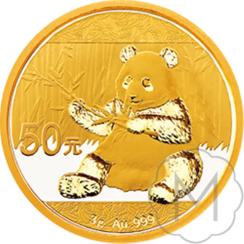 Chinese Panda 2017 Gold 3 grams #1