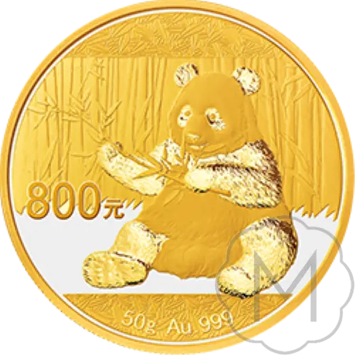 Chinese Panda 2017 Gold 50 grams #1