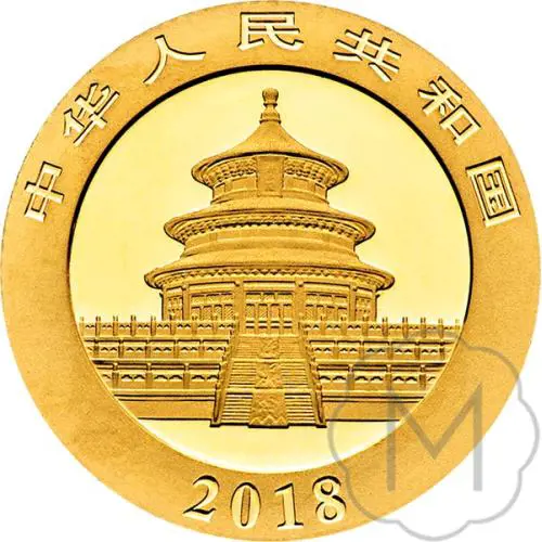 Chinese Panda 2018 Gold 3 grams #2
