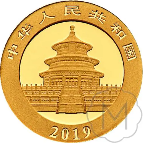 Chinese Panda 2019 Gold 1 gram #2
