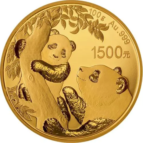 Chinese Panda 2021 Goud 100 gram #1