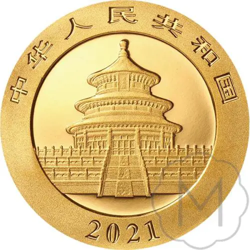 Chinese Panda 2021 Gold 1 gram #2