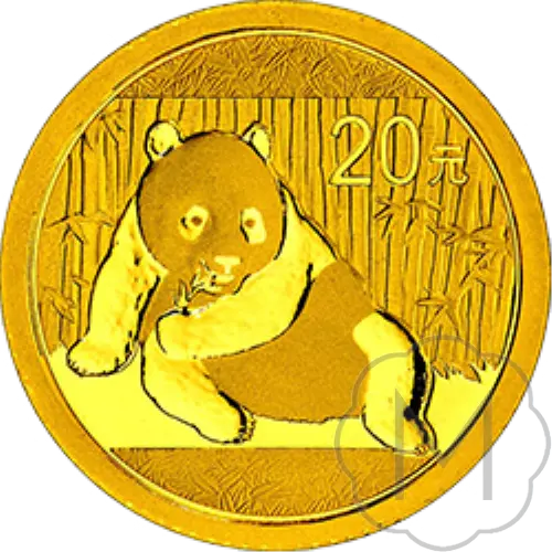 Chinese Panda Multiple Years Gold 0.05 Troy Ounce #1