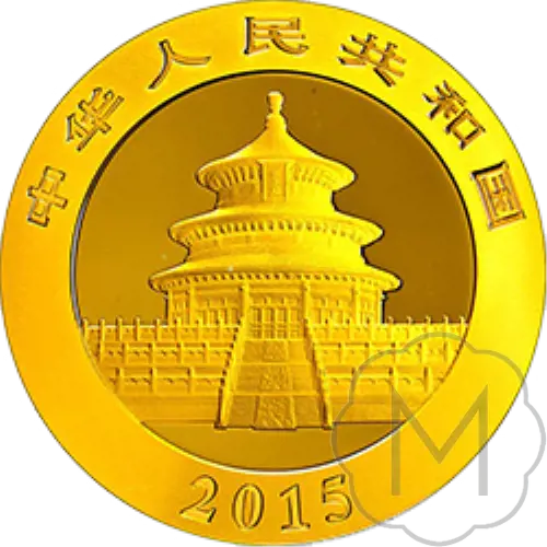 Chinese Panda Multiple Years Gold 0.1 Troy Ounce #2