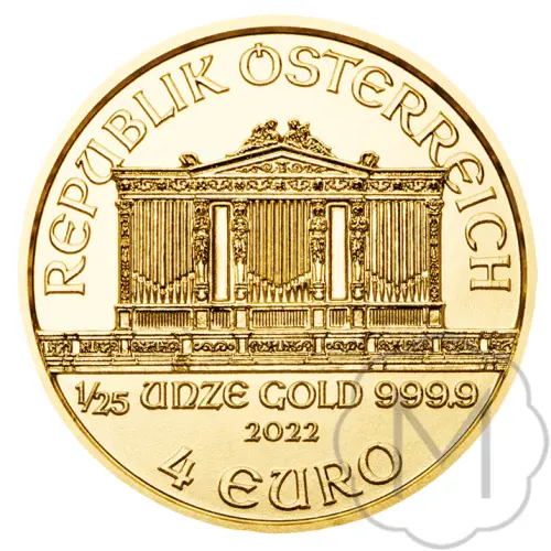 Philharmoniker 2022 Goud 0,04 Troy Ounce #1