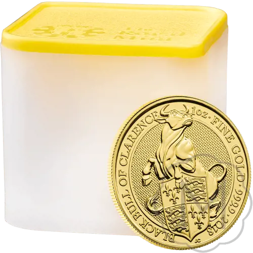 Queens Beasts Black Bull Multiple Years Gold 1 Troy Ounce #1