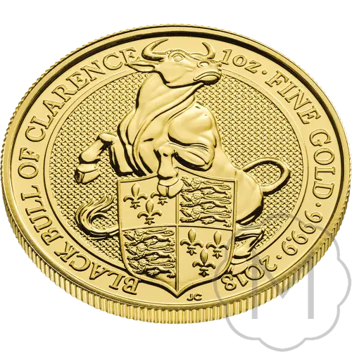 Queens Beasts Black Bull Multiple Years Gold 1 Troy Ounce #4