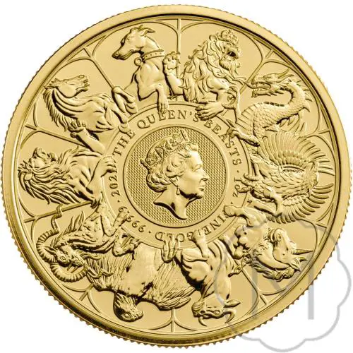 Queens Beasts Completer Goud 1 Troy Ounce #1