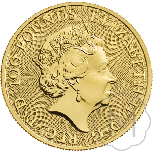 Queens Beasts Completer Goud 1 Troy Ounce #2