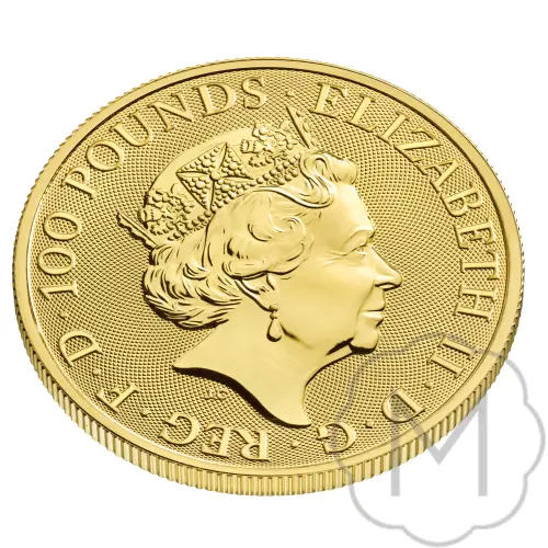 Queens Beasts Completer Goud 1 Troy Ounce #4