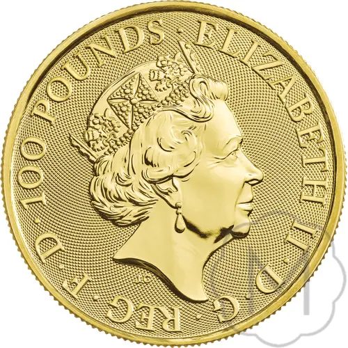 Queens Beasts Falcon 2019 Goud 1 Troy Ounce #2