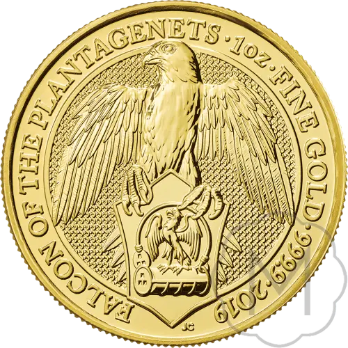 Queens Beasts Falcon Multiple Years Gold 1 Troy Ounce #1