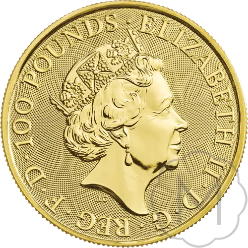 Queens Beasts Falcon Multiple Years Gold 1 Troy Ounce #2