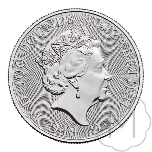Queens Beasts Completer 2022 Platinum 1 Troy Ounce #2