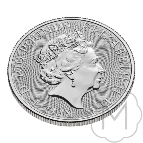 Queens Beasts Completer 2022 Platinum 1 Troy Ounce #4