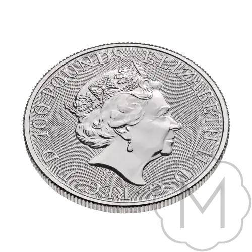 Queens Beasts White Horse 2021 Platinum 1 Troy Ounce #4