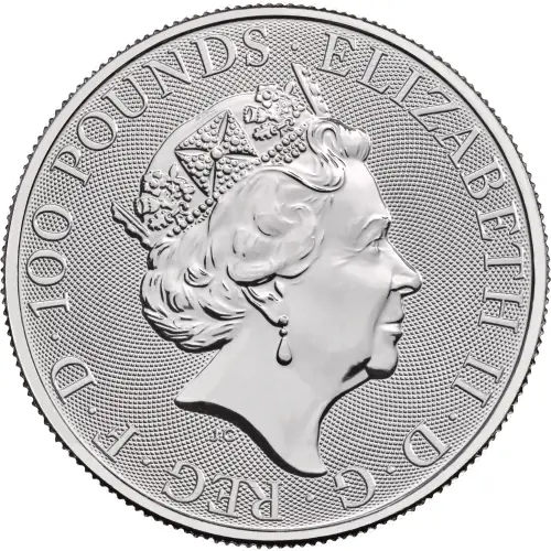 Queens Beasts White Lion 2022 Platinum 1 Troy Ounce #2