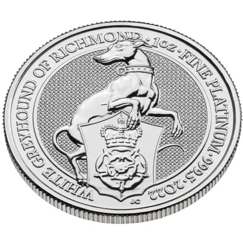 Queens Beasts White Lion 2022 Platinum 1 Troy Ounce #3