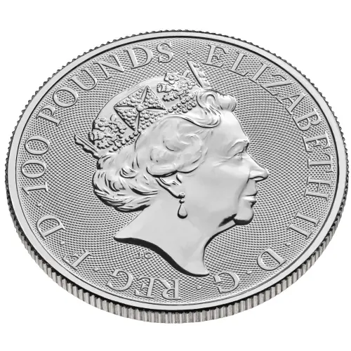 Queens Beasts White Lion 2022 Platinum 1 Troy Ounce #4