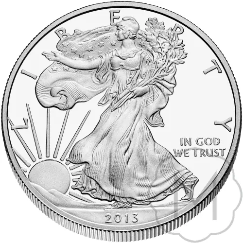 American Eagle Type 1 2013 Zilver 1 Troy Ounce #2