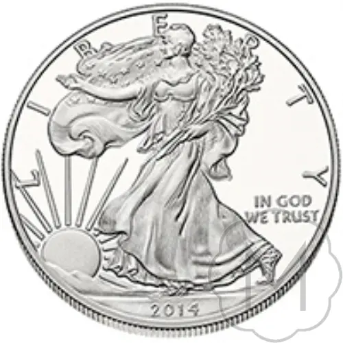 American Eagle Type 1 2014 Silver 1 Troy Ounce #2