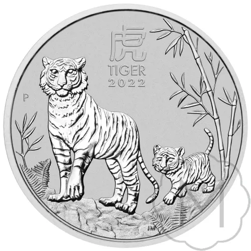 Australian Lunar III Year of the Tiger 2022 2022 Zilver 10 kilogram #2