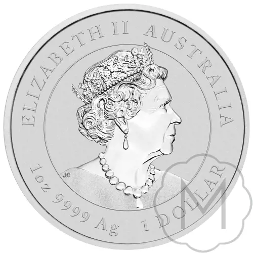 Australian Lunar III Year of the Tiger 2022 Zilver 1 Troy Ounce #3