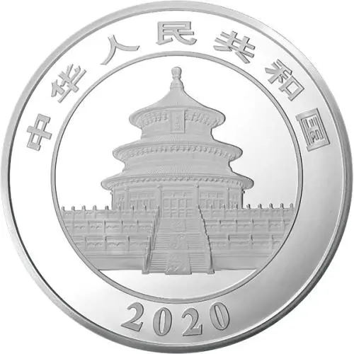 Chinese Panda 2020 Silber 1 Kilogramm #2